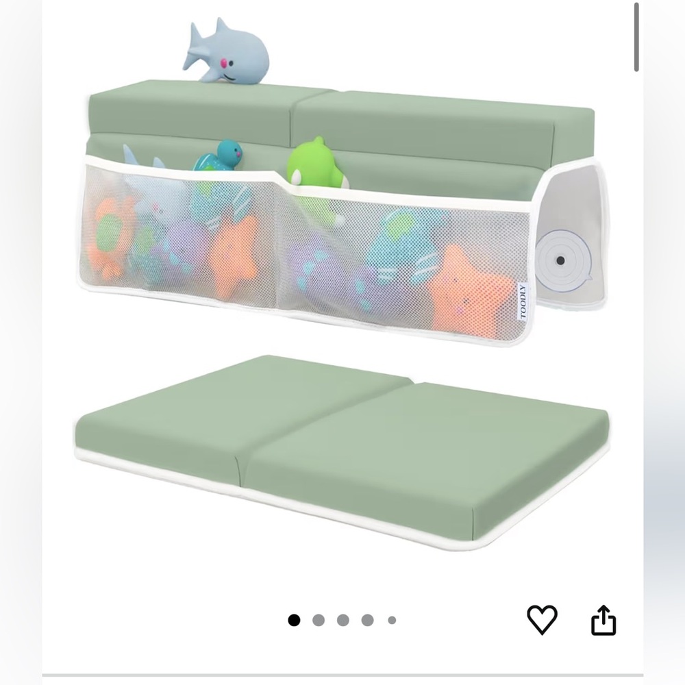 Green Foldable Baby Bath mat